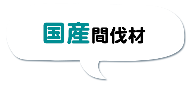 国産間伐材ノベルティ